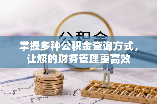 尼勒克掌握多种公积金查询方式，让您的财务管理更高效
