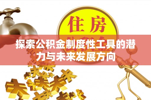 尼勒克探索公积金制度性工具的潜力与未来发展方向