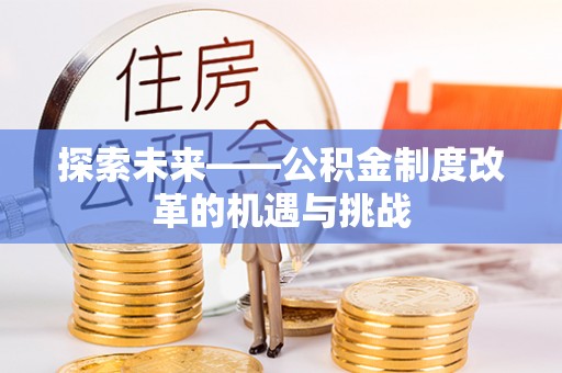 尼勒克探索未来——公积金制度改革的机遇与挑战