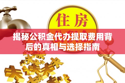 尼勒克揭秘公积金代办提取费用背后的真相与选择指南
