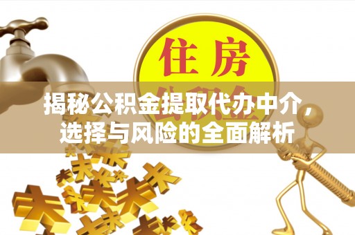 尼勒克揭秘公积金提取代办中介，选择与风险的全面解析