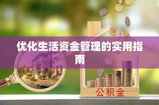 尼勒克优化生活资金管理的实用指南