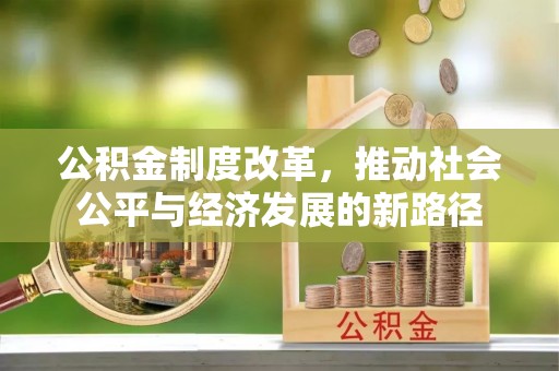 尼勒克公积金制度改革，推动社会公平与经济发展的新路径