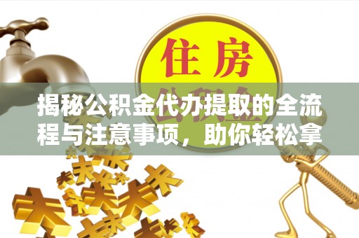 尼勒克揭秘公积金代办提取的全流程与注意事项，助你轻松拿回属于自己的钱