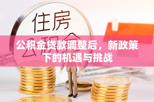 尼勒克公积金贷款调整后，新政策下的机遇与挑战