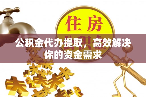 尼勒克公积金代办提取，高效解决你的资金需求