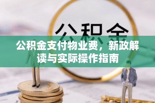 尼勒克公积金支付物业费，新政解读与实际操作指南