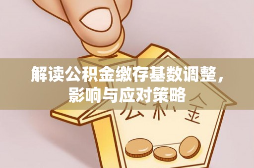 尼勒克解读公积金缴存基数调整，影响与应对策略