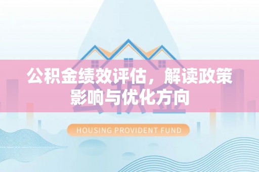 尼勒克公积金绩效评估，解读政策影响与优化方向