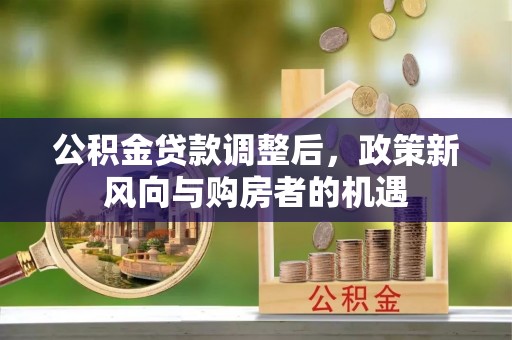 尼勒克公积金贷款调整后，政策新风向与购房者的机遇