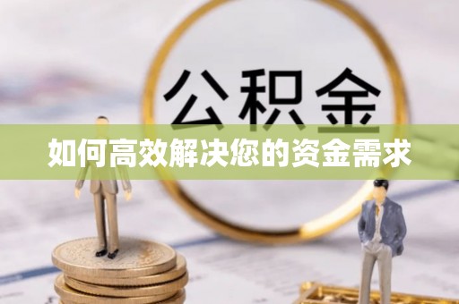尼勒克如何高效解决您的资金需求
